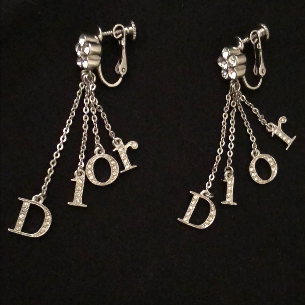 Dior clip earrings
